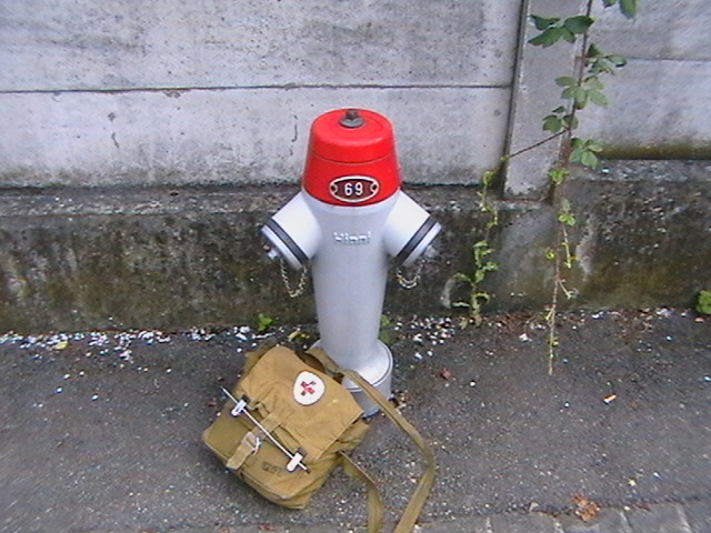 Гідрант на Ruttihardstrasse. Базель, Швейцарія