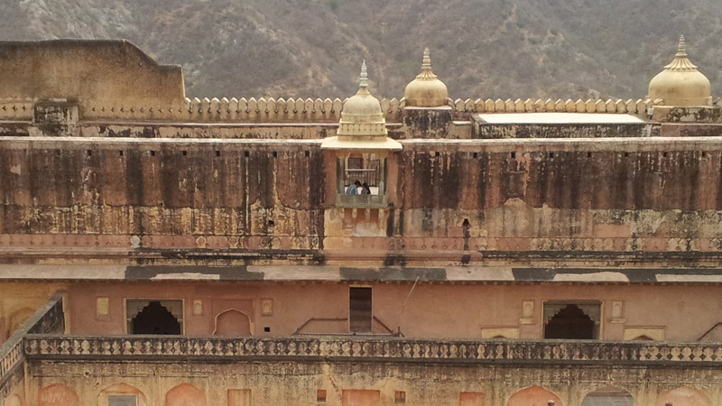 Стіни форту Амер, Амбер, Джайпур, Індія