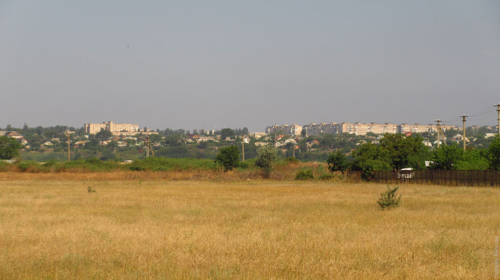 Вид на микрорайон «Красная горка». Мелитополь