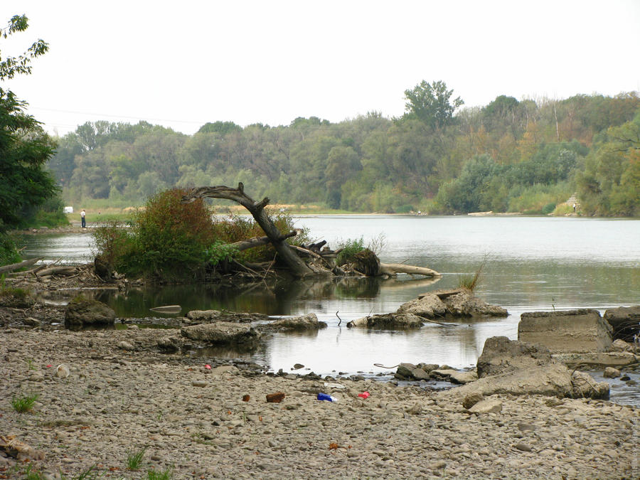 Река Прут в Черновцах