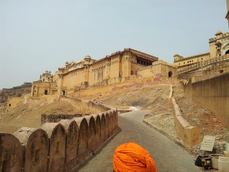 Дорога наверх до форту Амер, Джайпур, Індія