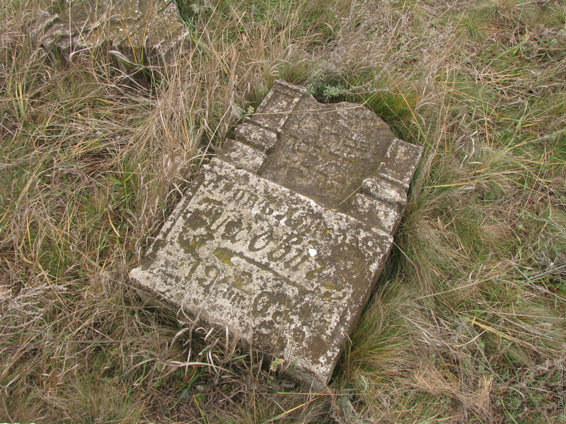 Старый могильный камень. Еврейское кладбище в Мелитополе