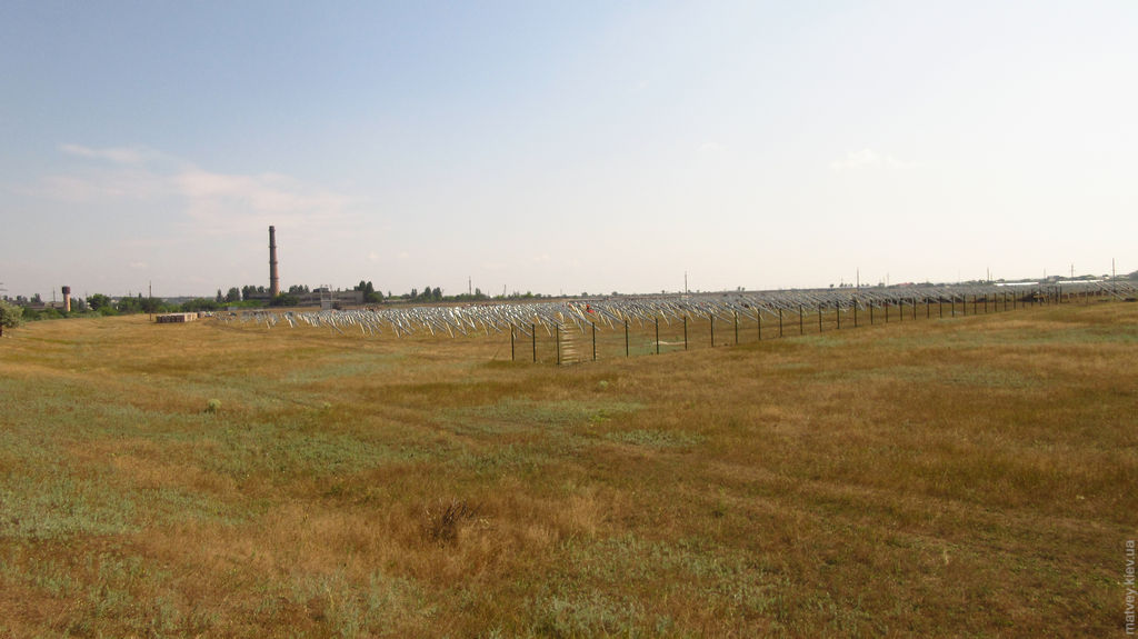 Строительство солнечной электростанции. Мелитополь