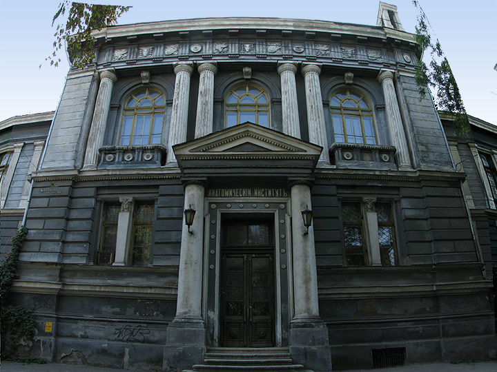 Старый фасад Анатомического института