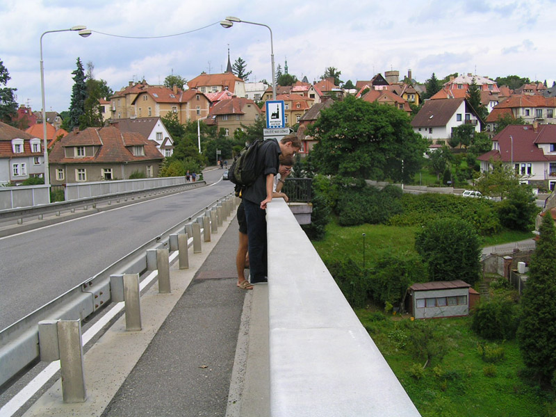 Мост через речку Лужнице в Таборе