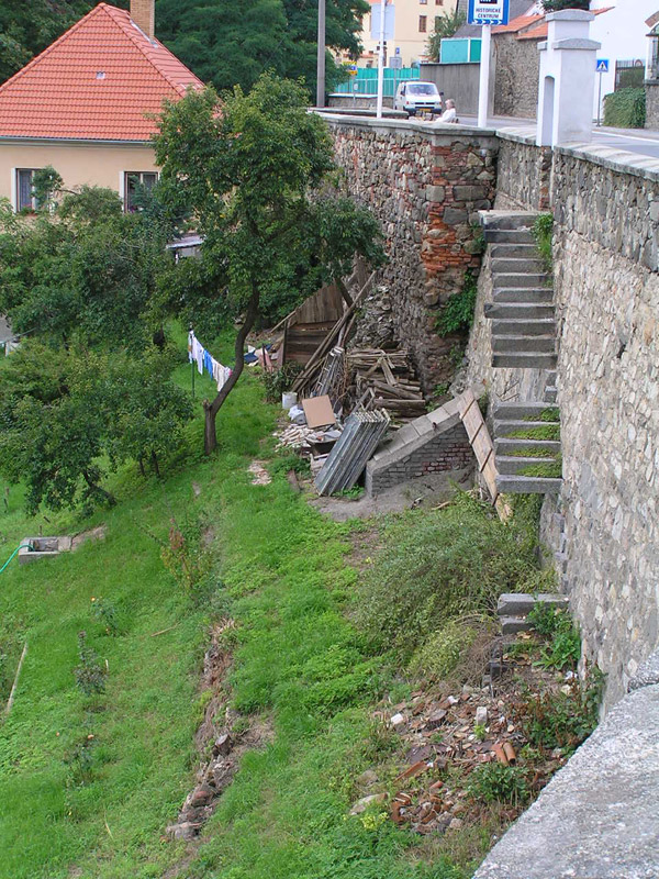 Заброшенная лестница в г. Табор, Чехия