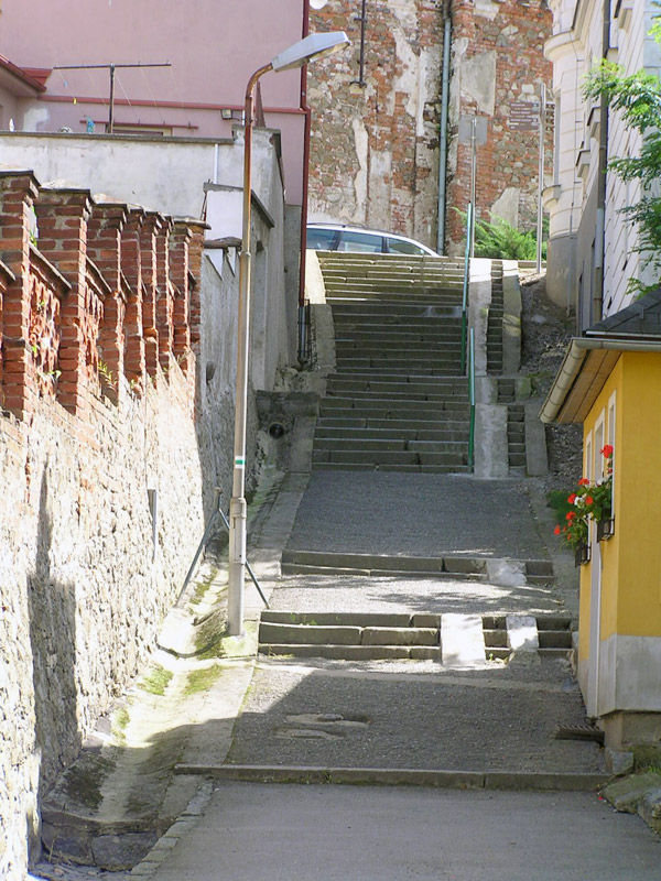 лестница в г. Табор, Чехия