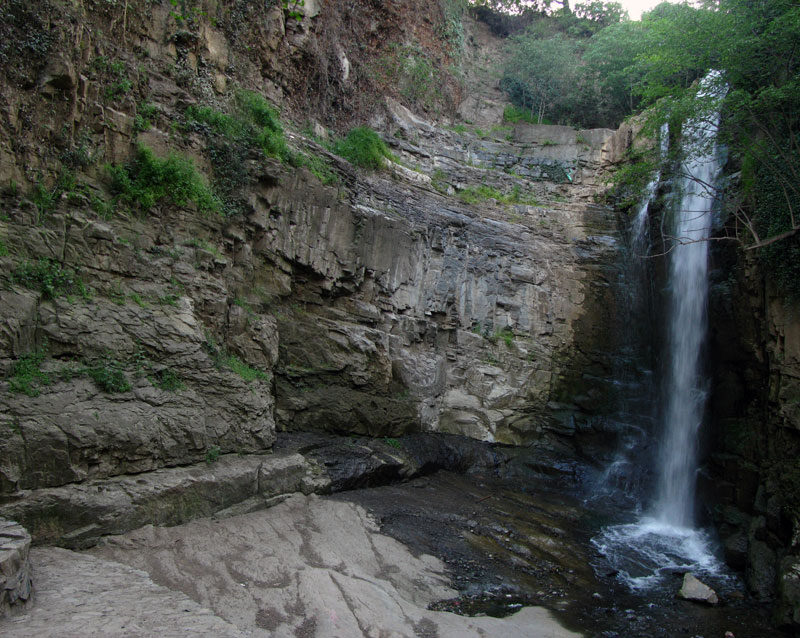 Последний водопад на ручье Самархахеви перед впадением в Мтквари